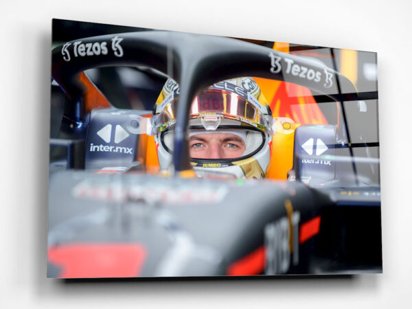 Max Verstappen - focussed in cockpit
