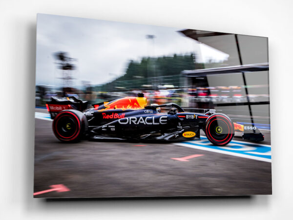 Max - leaving pitbox - Belgium 2022