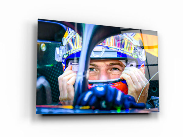 Max Verstappen close-up in his RB20