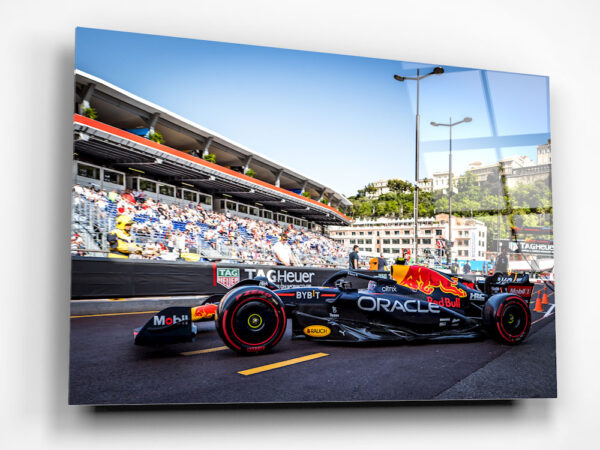 Checo leaving pitbox Monaco