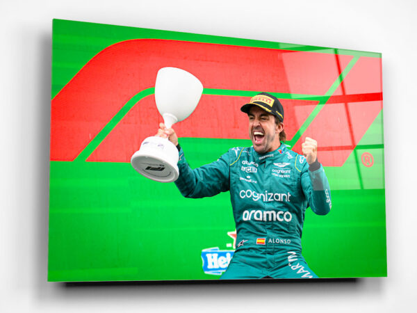 Fernando Alonso Zandvoort podium celebration