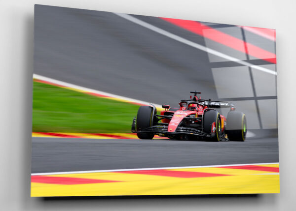Charles Leclerc onto the Raidillon