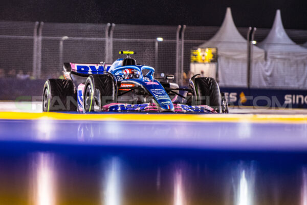 Esteban, onto main straight - Singapore