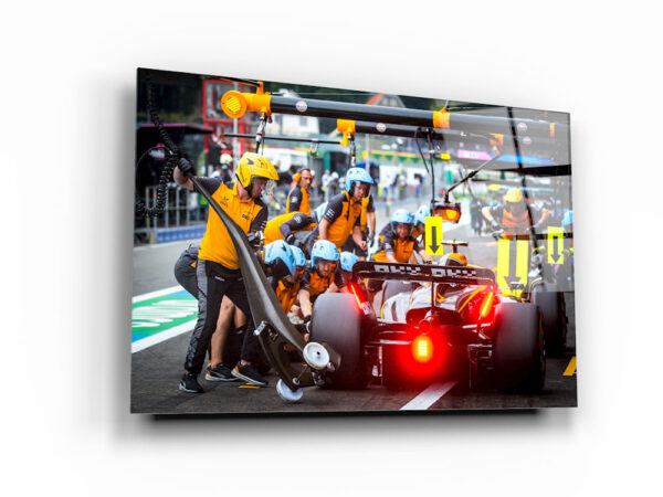 Lando pitstop Francorchamps
