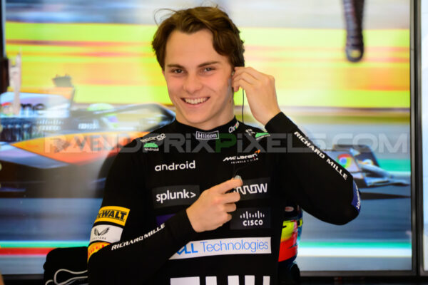 Oscar - preparing to race - Silverstone